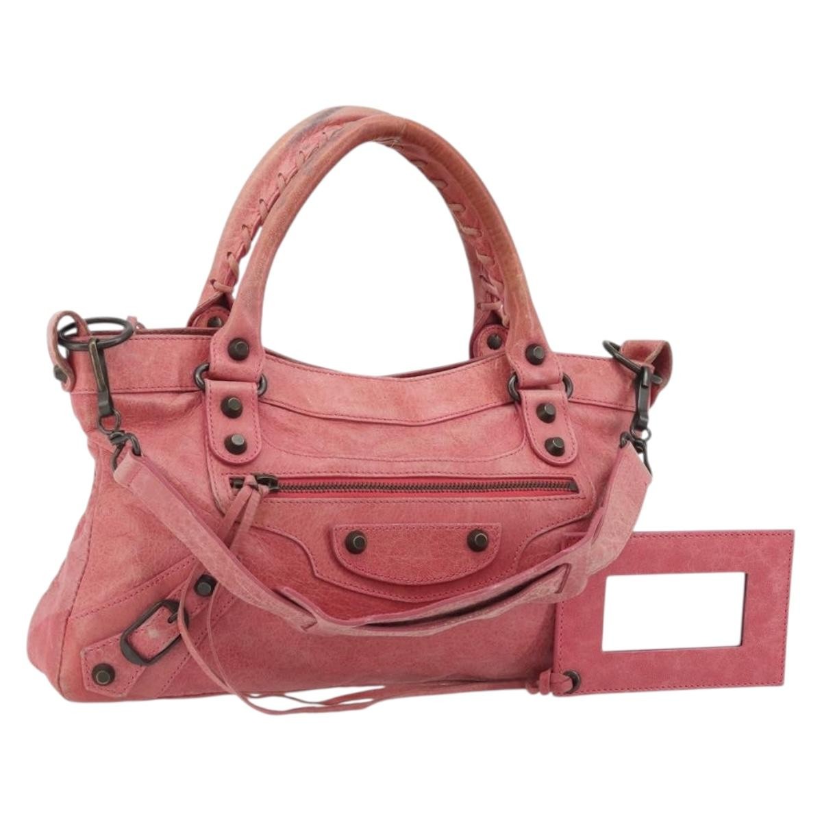 Balenciaga City Classic Studs Leather Small