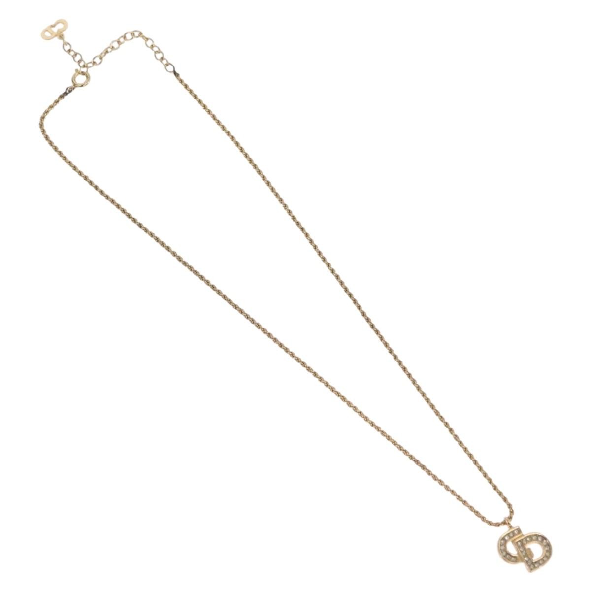 Christian Dior CD Pendant Metal and Crystals Product Image