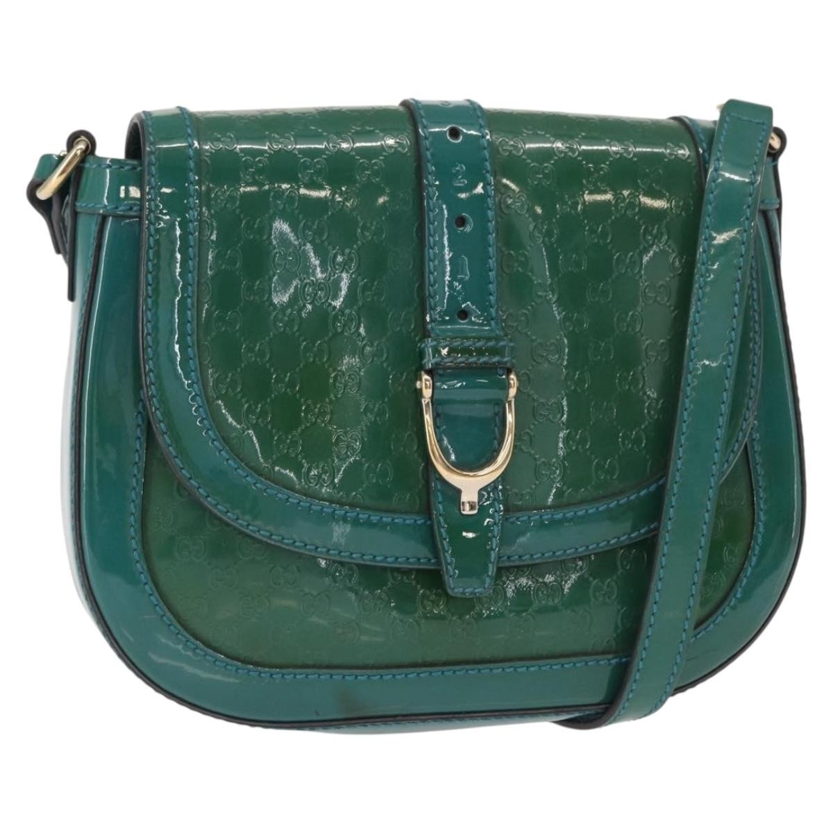 Gucci Vintage Flap Shoulder Bag Patent Leather Product Image
