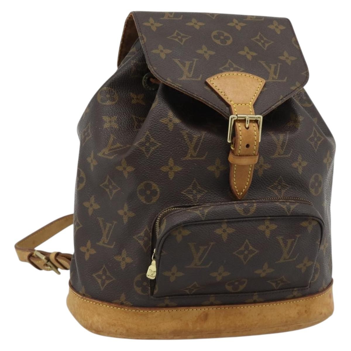 Louis Vuitton Vintage Montsouris Monogram Canvas MM