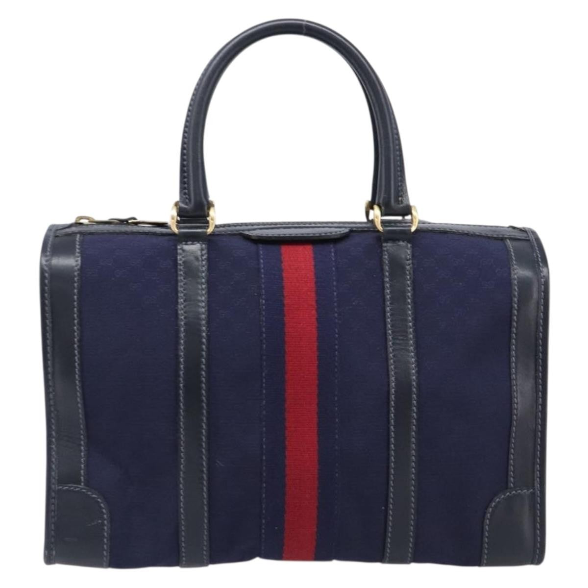 Gucci Vintage Web Boston GG Canvas Medium