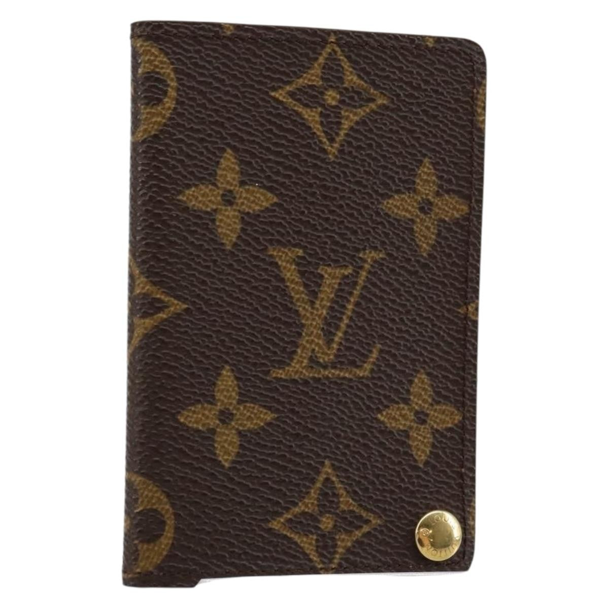 Louis Vuitton Porte Cartes Pression Card Case Monogram Canvas Product Image