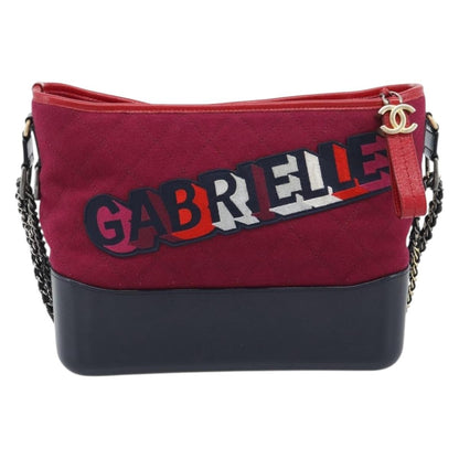Chanel Gabrielle Logo Hobo Tweed and Calfskin Medium