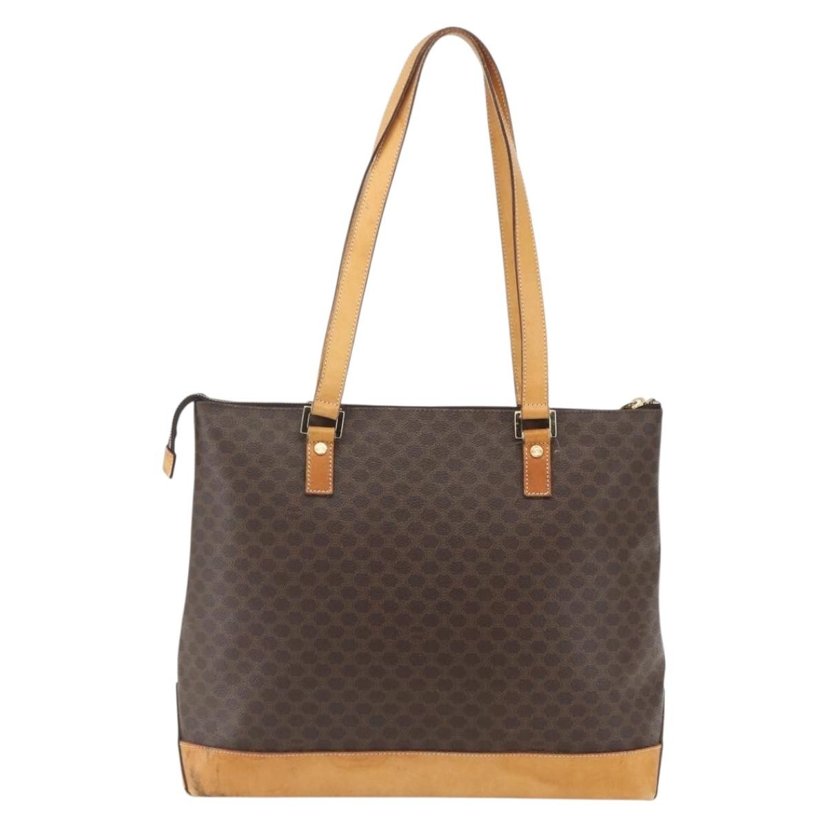 Celine Vintage Macadam Tote bag Canvas and Leather Product Image
