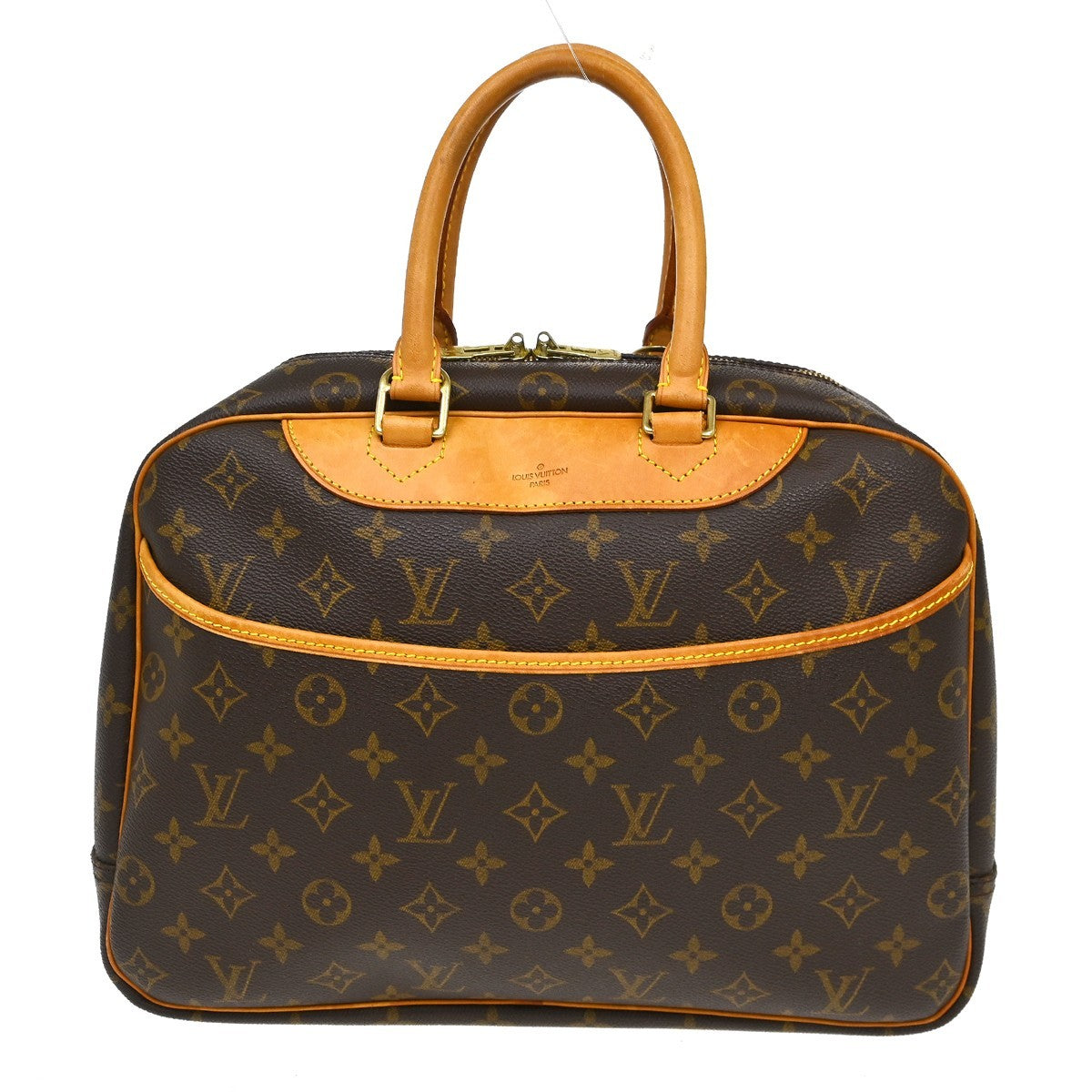 Louis Vuitton Deauville Handbag Monogram Canvas 34