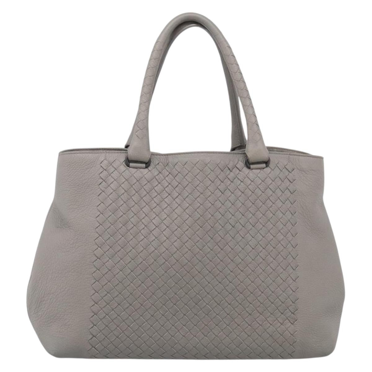 Bottega Veneta Side Snap Leather and Intrecciato Nappa Large