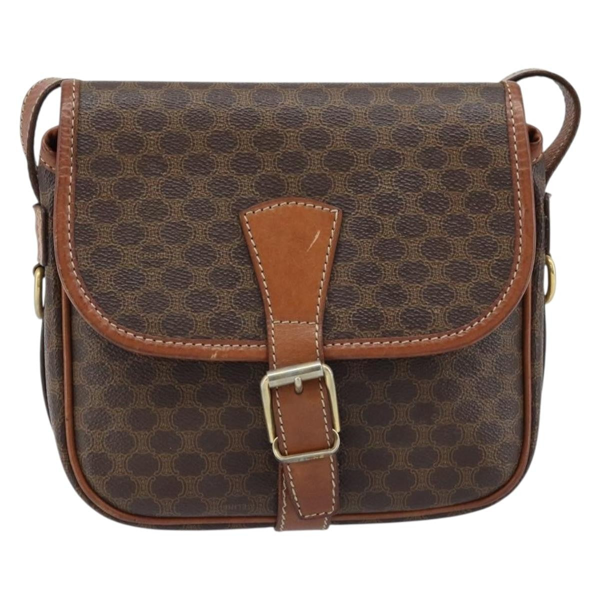 Celine Vintage Macadam Canvas and Leather Product Image
