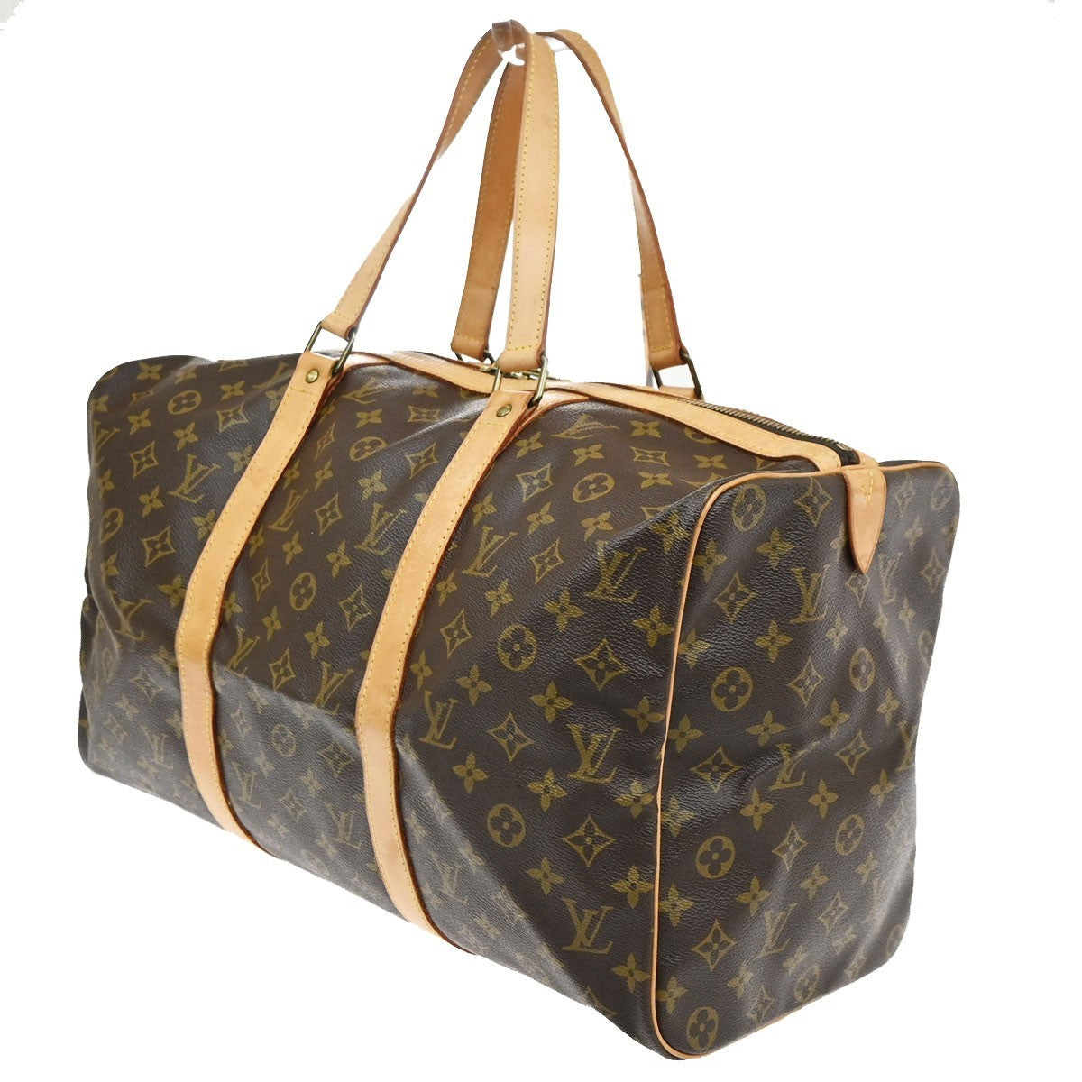 Louis Vuitton Sac Souple Handbag Monogram Canvas 45