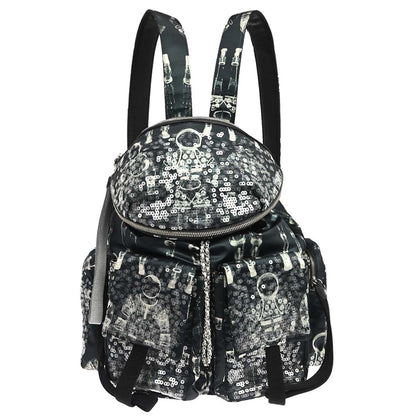 Chanel Astronaut Essentials Sequin Embellished Printed Nylon Large