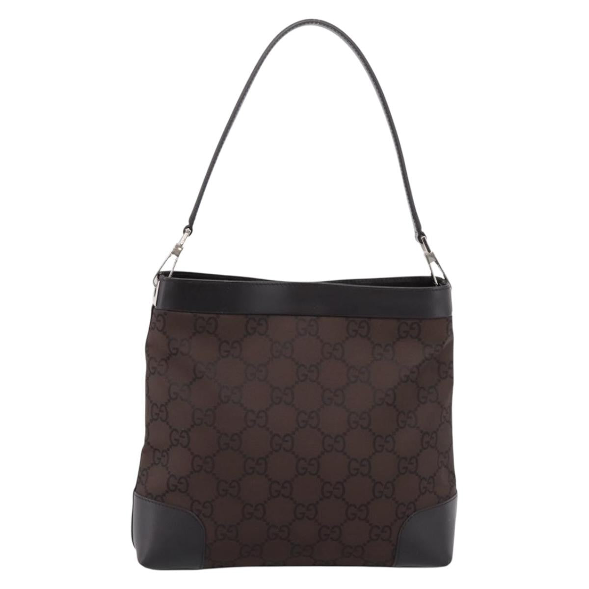 Gucci Vintage Clasp Handle Hobo (Outlet) GG Canvas Medium