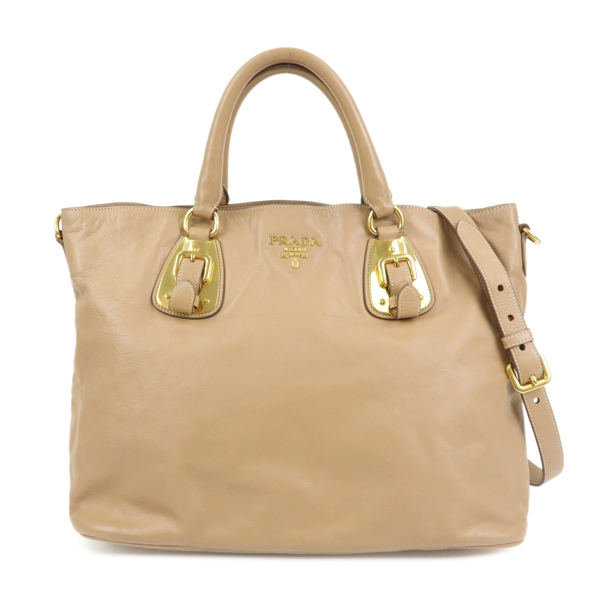 Prada Convertible Shopper Soft Calf Large