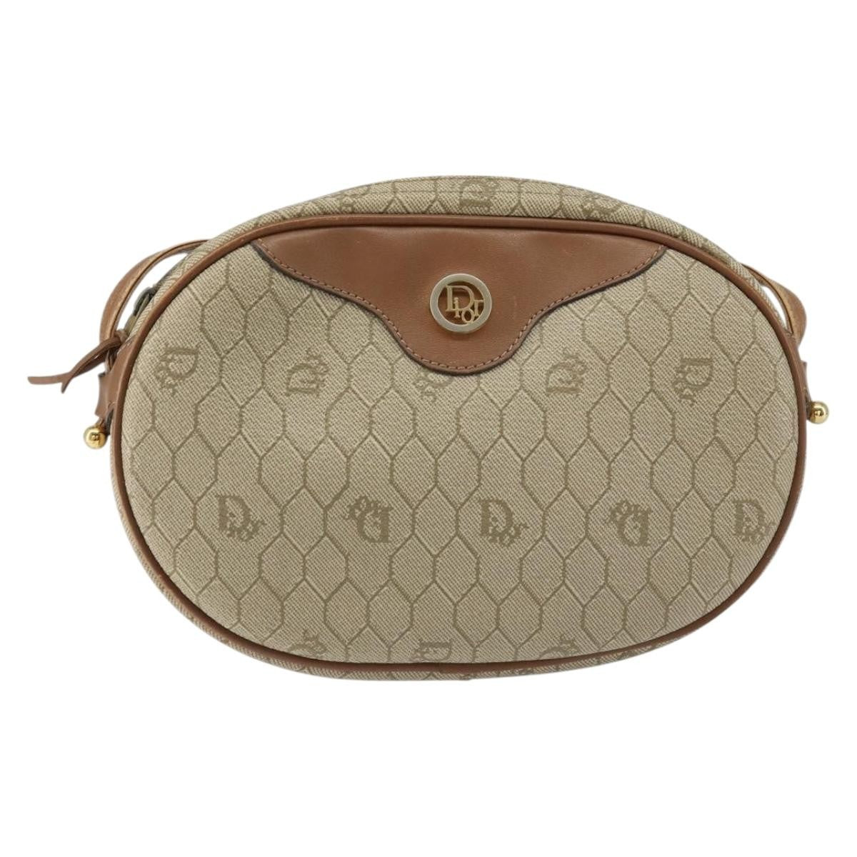 Christian Dior Vintage Honeycomb Shoulder Bag Canvas Product Image