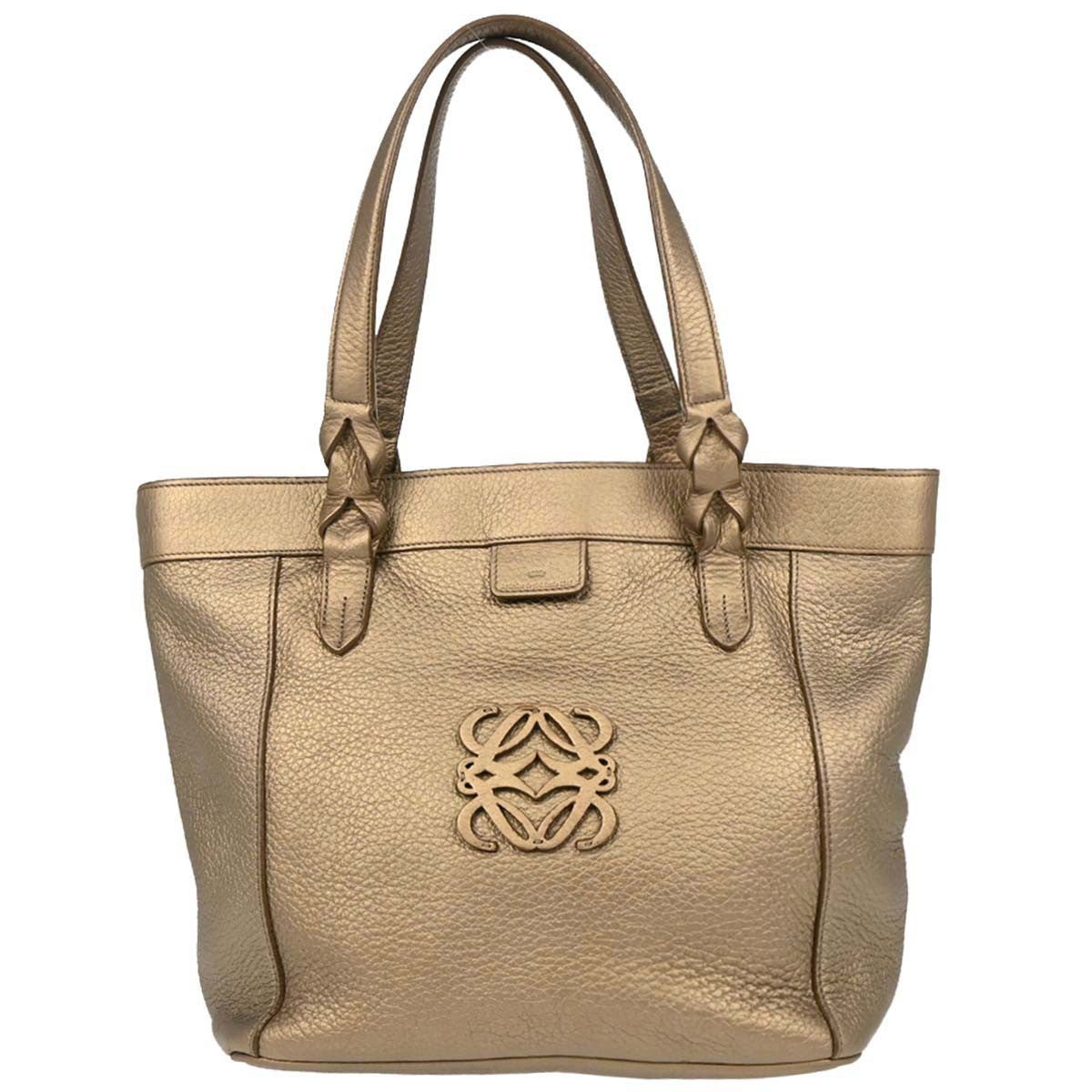 Loewe Vintage Anagram Tote Leather Product Image