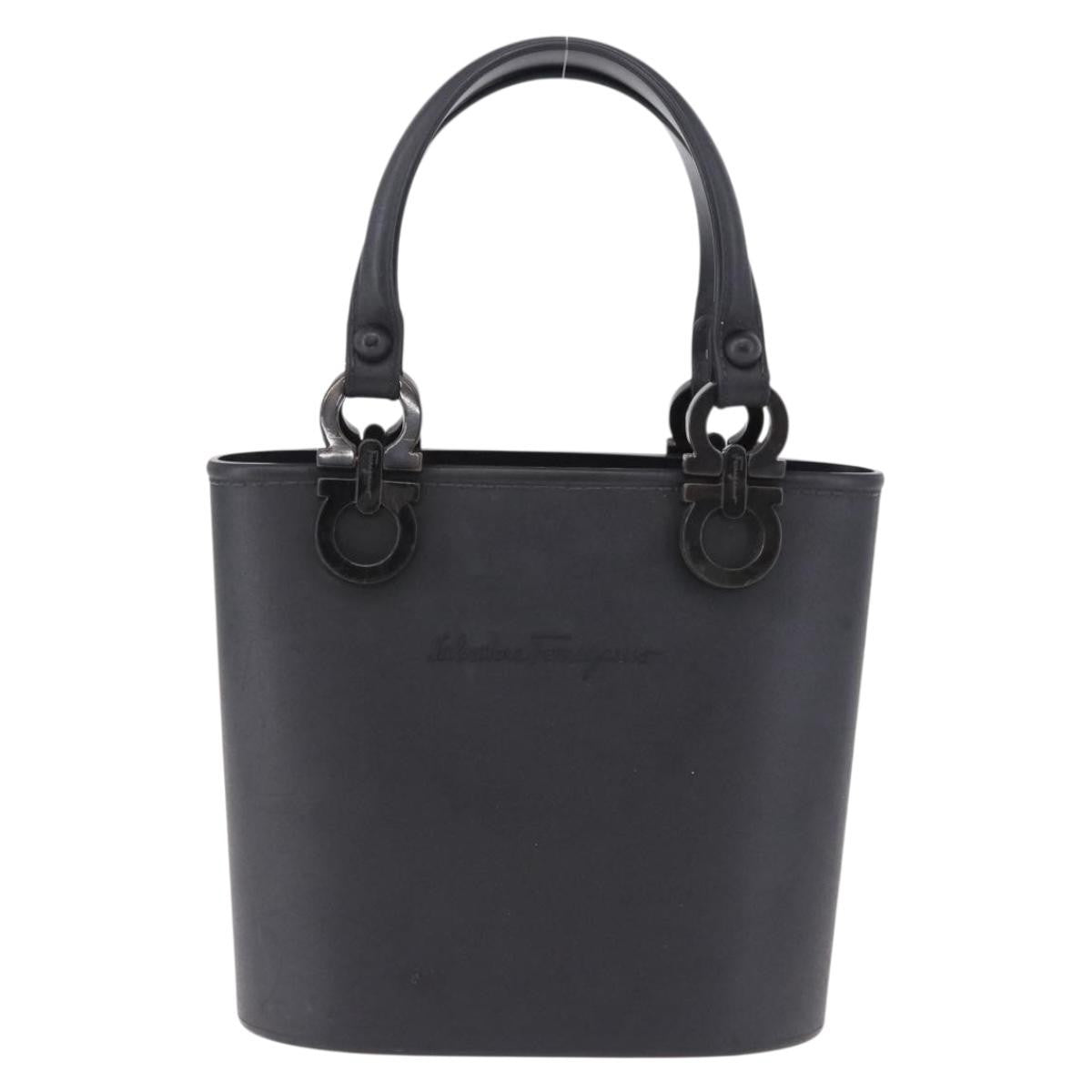 Salvatore Ferragamo Gancini Top Handle Leather Product Image