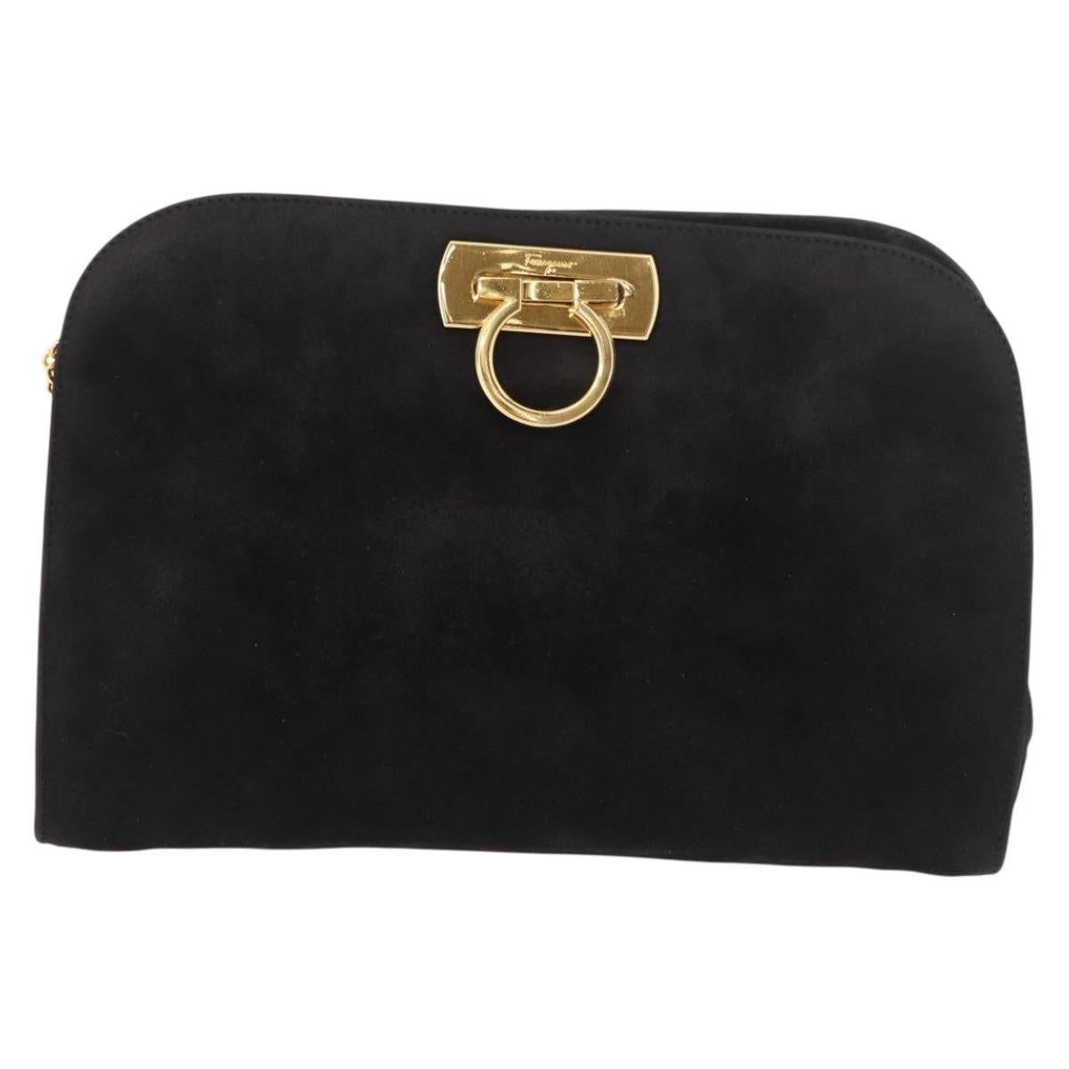 Salvatore Ferragamo Gancini Chain Suede Product Image