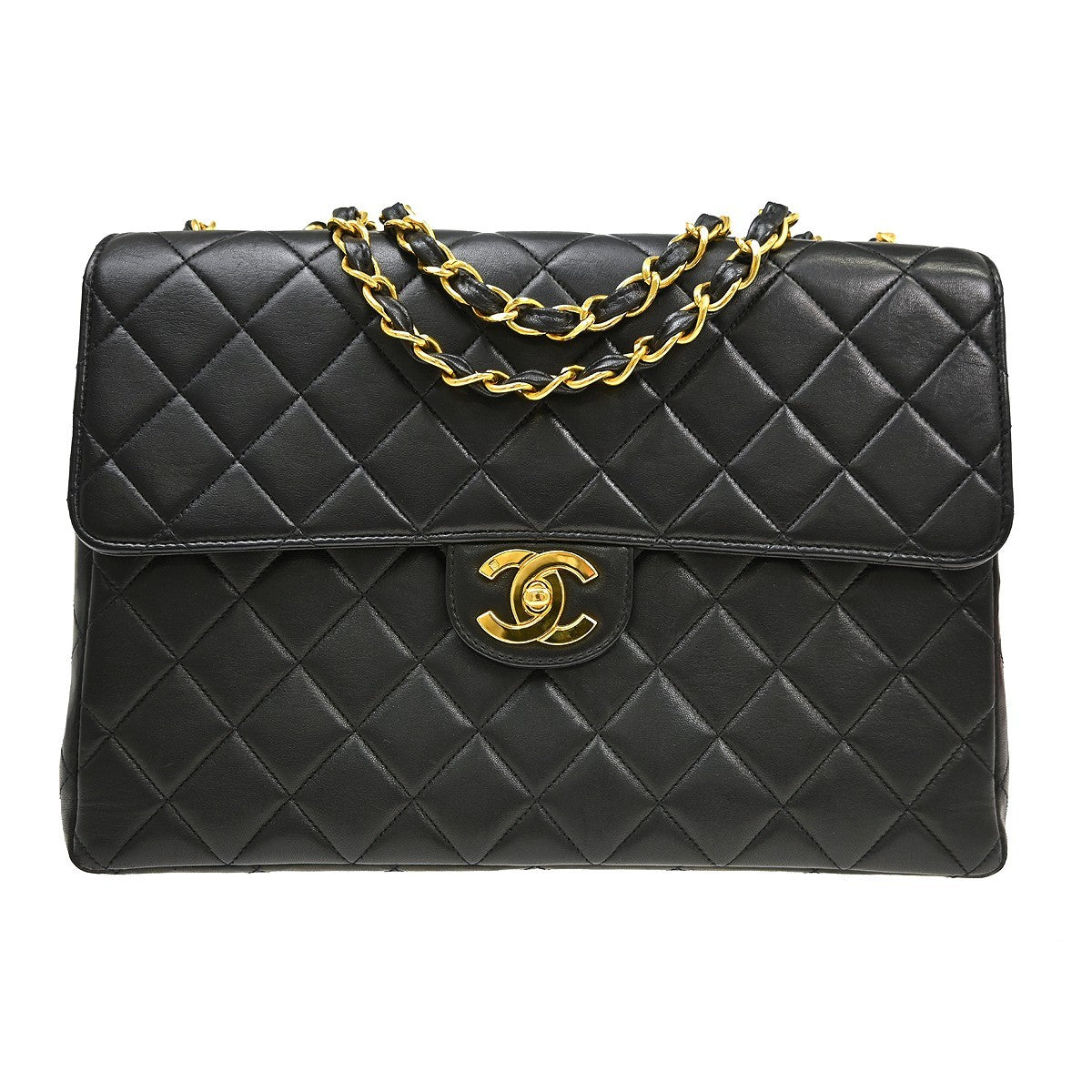 Chanel CHANEL Sac Jumbo Caviar Noir caviar large