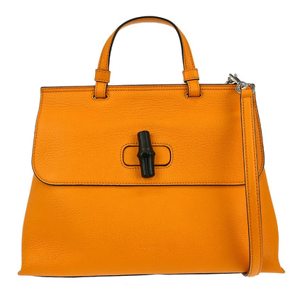 Gucci 2-Way Bamboo Handle Shoulder Bag Python Product Image