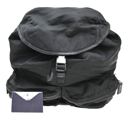 Prada Double Front Pocket Backpack Tessuto Medium