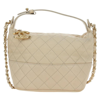 Chanel CC Charm Zip Hobo Quilted Lambskin Mini