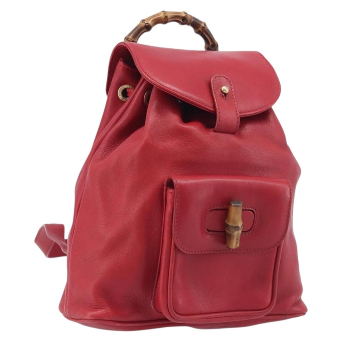 Gucci Vintage Bamboo Leather Mini