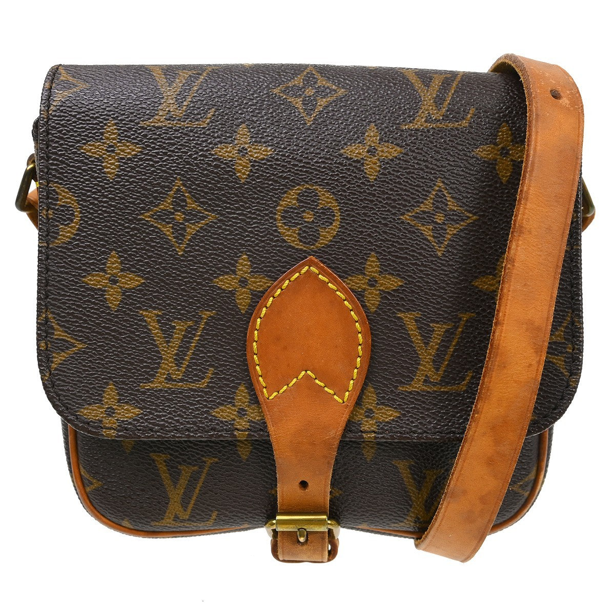 Louis Vuitton Cartouchiere Handbag Monogram Canvas PM