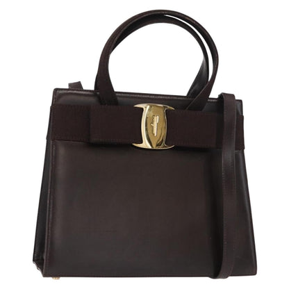 Salvatore Ferragamo Convertible Vara Bow Tote Leather Small