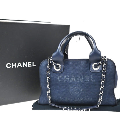 Chanel Deauville Bowling Canvas Small