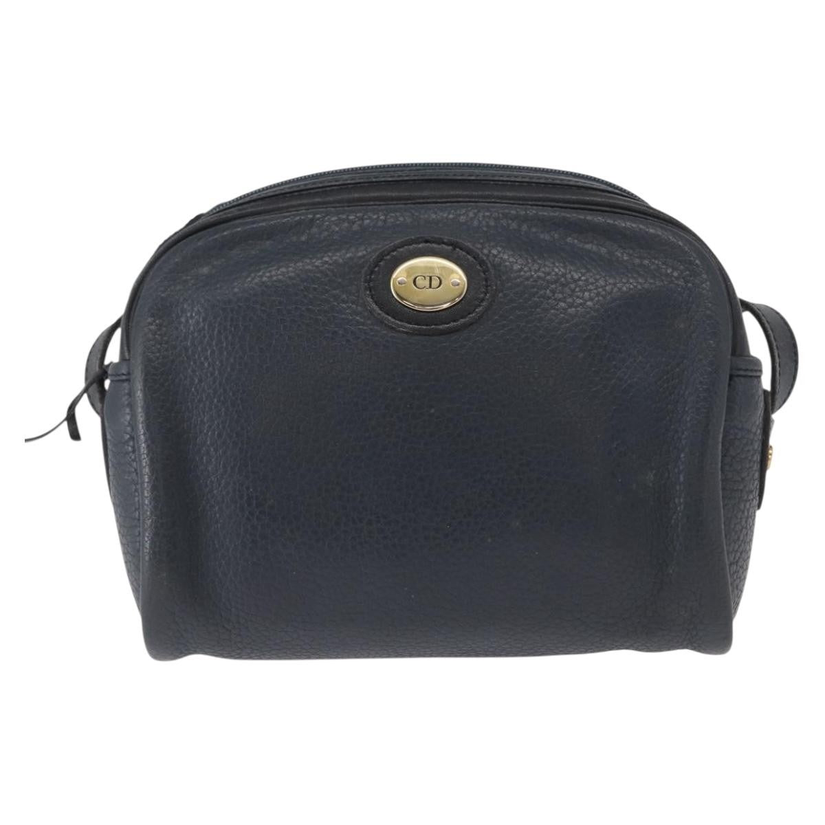 Christian Dior Vintage CD Logo Shoulder Bag Leather Product Image