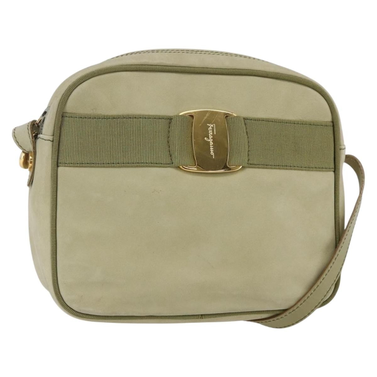 Salvatore Ferragamo Vala Shoulder Bag Suede Product Image