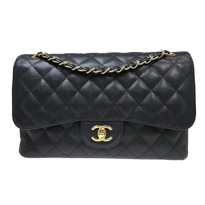Chanel Timeless - Classic Double Flap Quilted Caviar Jumbo 30 x 20 x 10