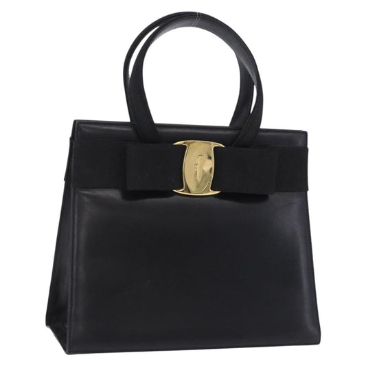 Salvatore Ferragamo Convertible Vara Bow Tote Leather Small