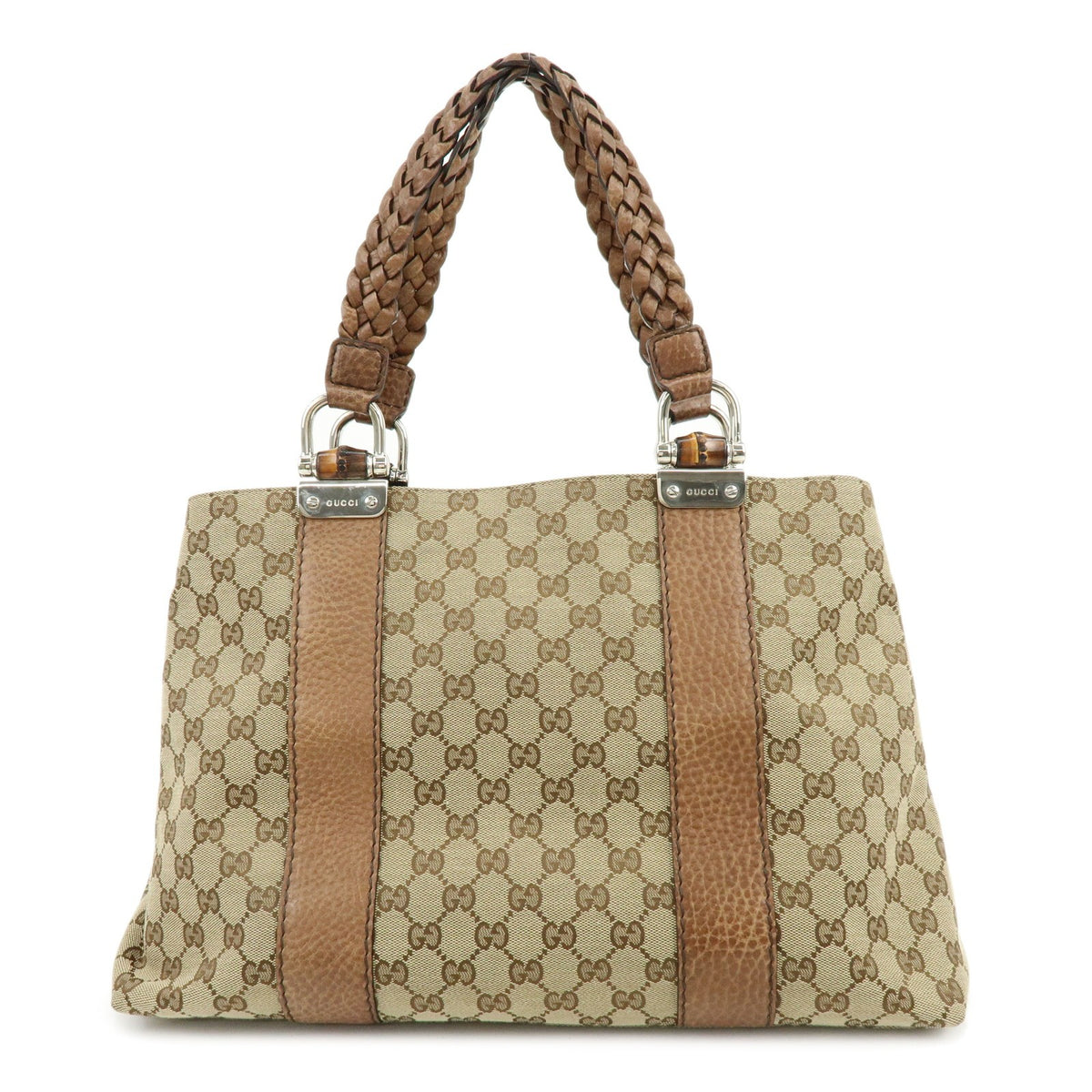 Gucci Bamboo Bar GG Canvas Large