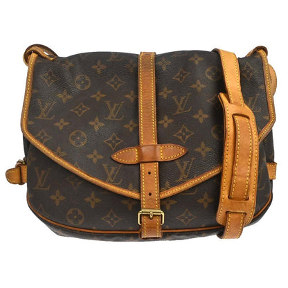 Louis Vuitton Saumur Handbag Monogram Canvas 30