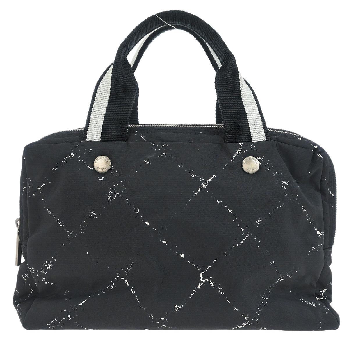Chanel Travel Line Boston Printed Nylon Small