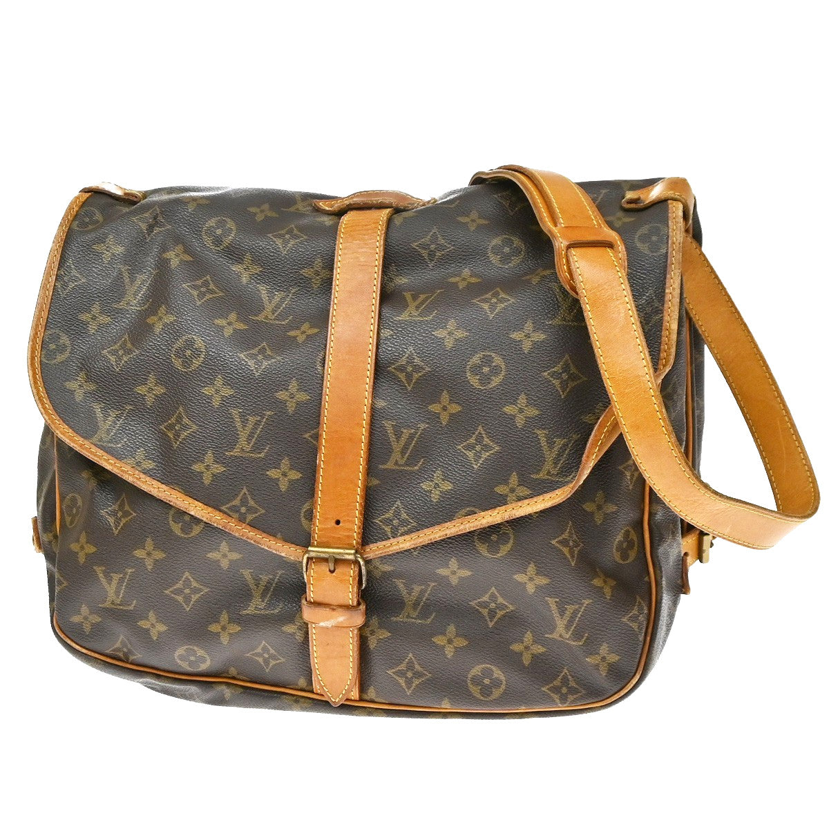 Louis Vuitton Saumur Monogram Canvas 35
