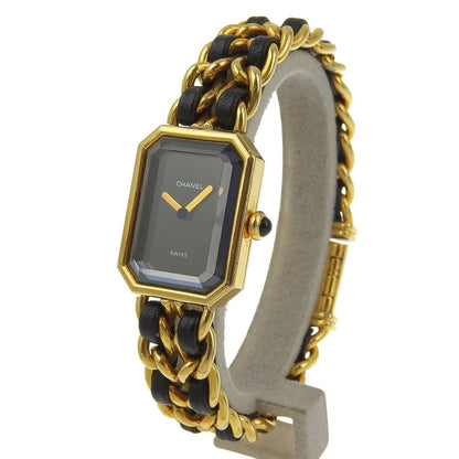 Chanel Premiere Rock Quartz Watch Plated Metal and Leather 20