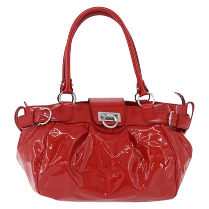 Salvatore Ferragamo Gancini Patent Leather Product Image