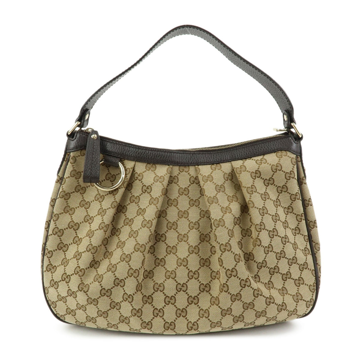Gucci Sukey Hobo GG Canvas with Leather Medium