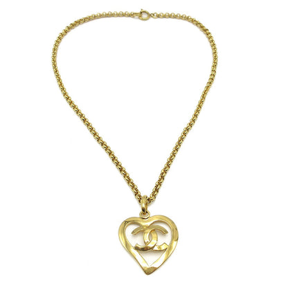 Chanel CC Heart Pendant Metal Product Image