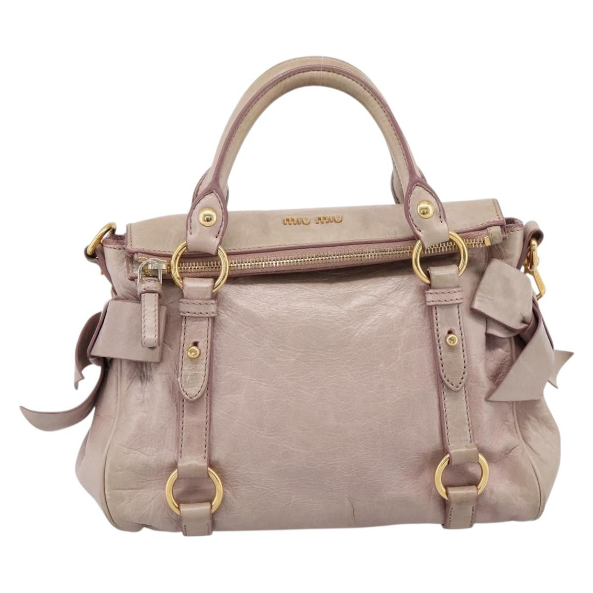 Miu Miu Vitello Lux Leather Product Image