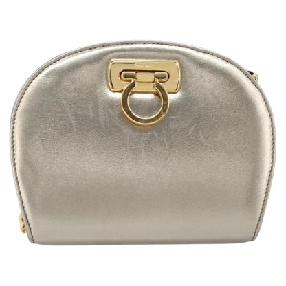 Salvatore Ferragamo Gancini Chain Leather Mini