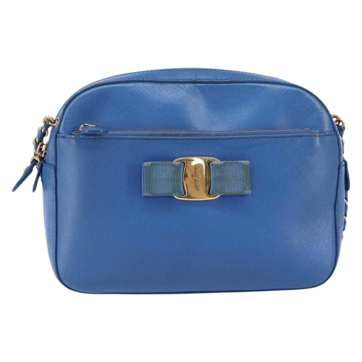 Salvatore Ferragamo Vala Chain Shoulder bag Leather Product Image
