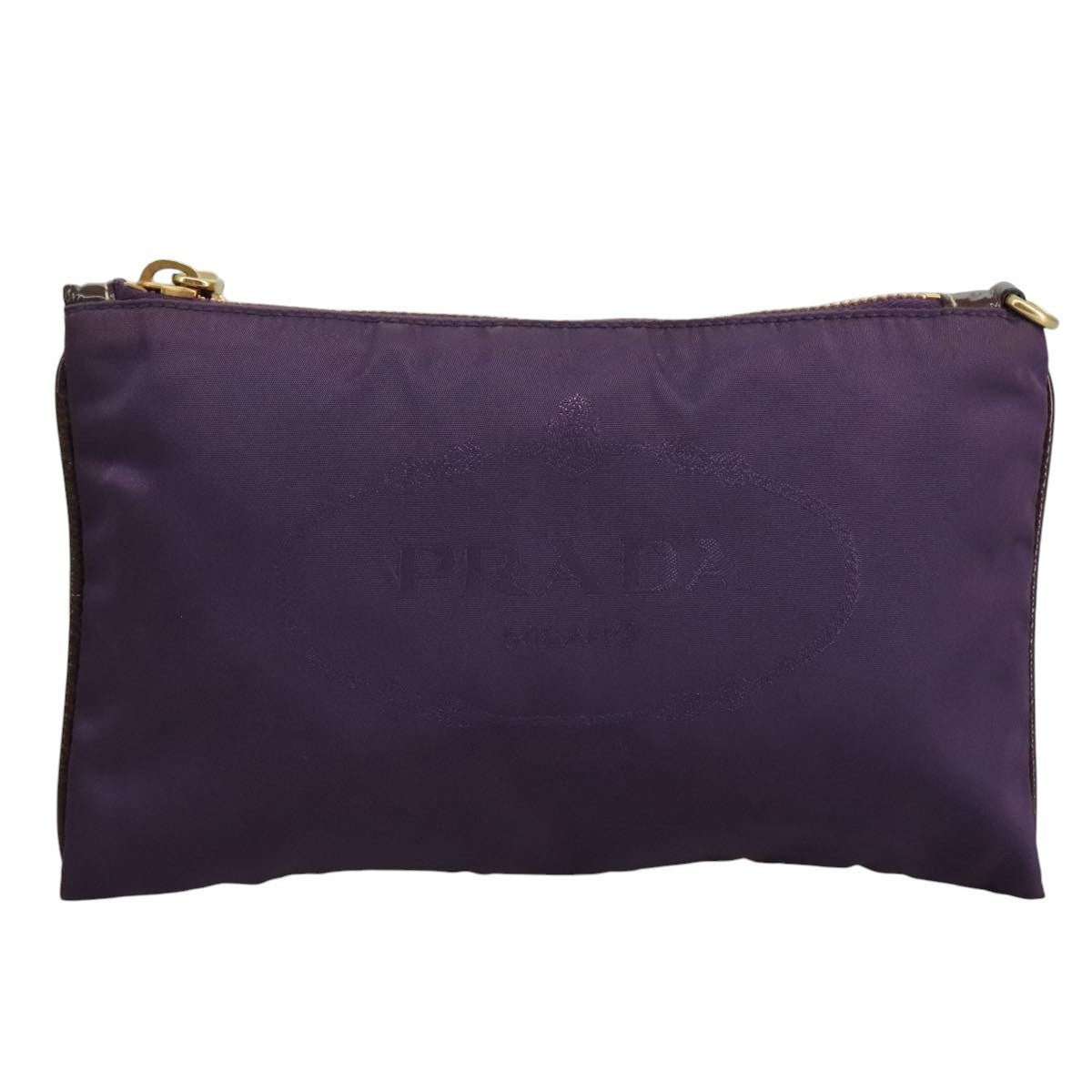 Prada Logo Zip Pouch Tessuto Product Image