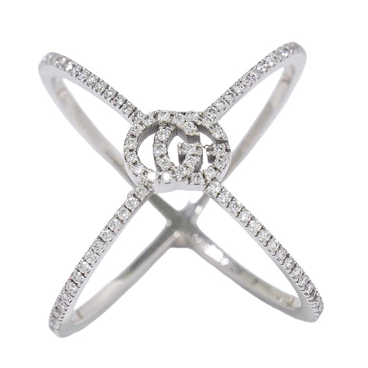 Gucci GG Running Cross 18K White Gold and Pave Diamonds Product Image