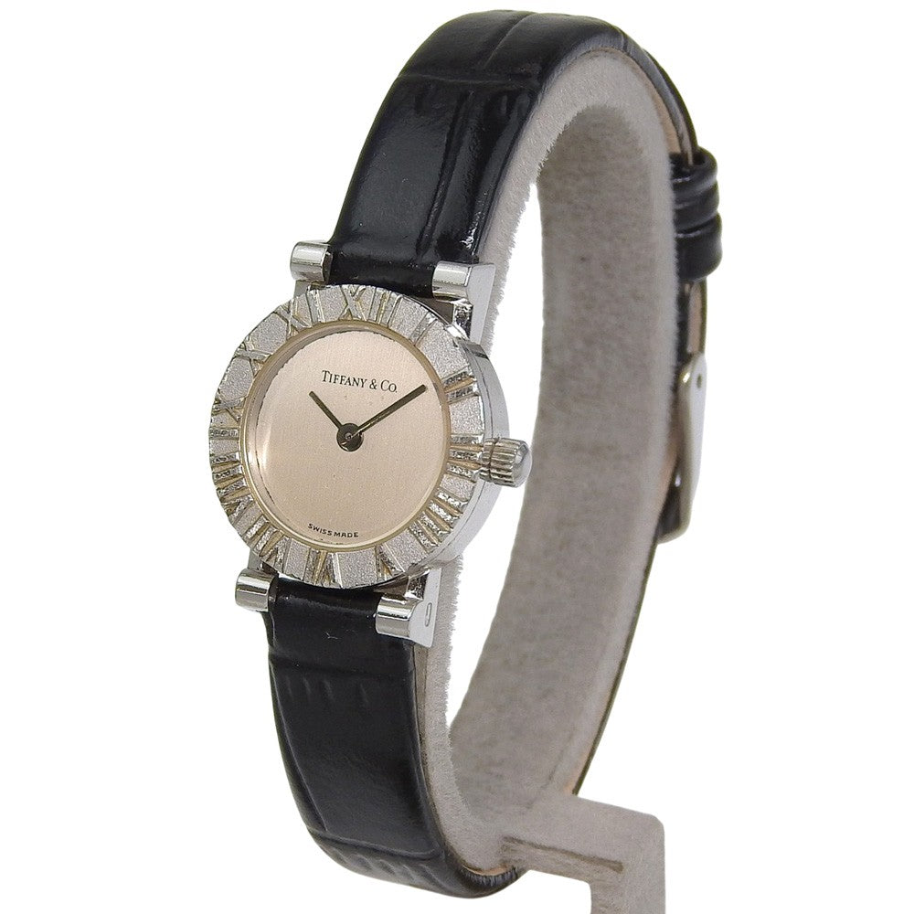 Tiffany & Co. Atlas Quartz Stainless Steel and Leather Product Image