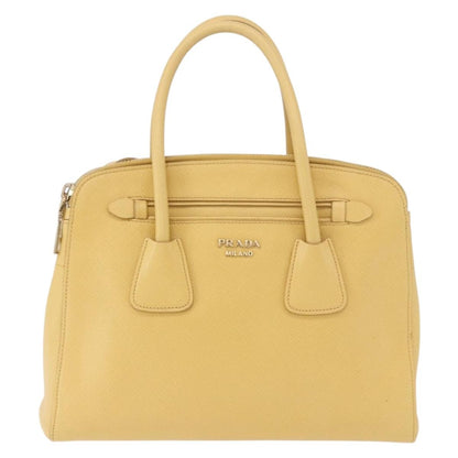 Prada Cuir Frame Double Zip Tote Saffiano Leather Large