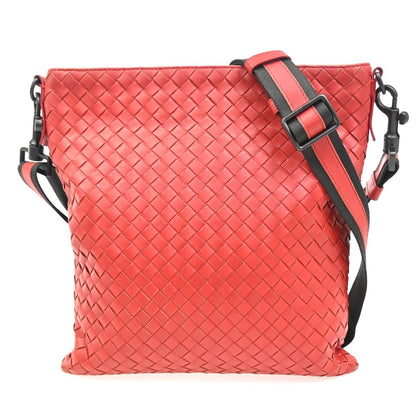 Bottega Veneta Flat Messenger Bag Intrecciato Nappa Medium