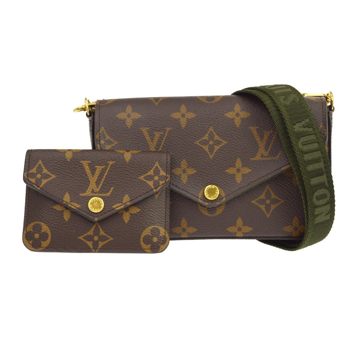 Louis Vuitton Felicie Strap & Go Monogram Canvas Large