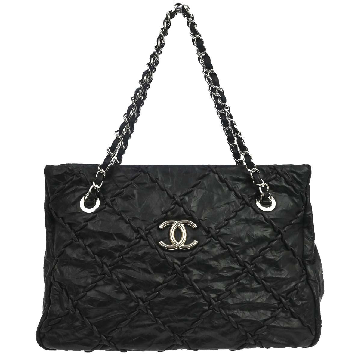 Chanel Ultra Stitch Chain Tote Quilted Calfskin Product Image
