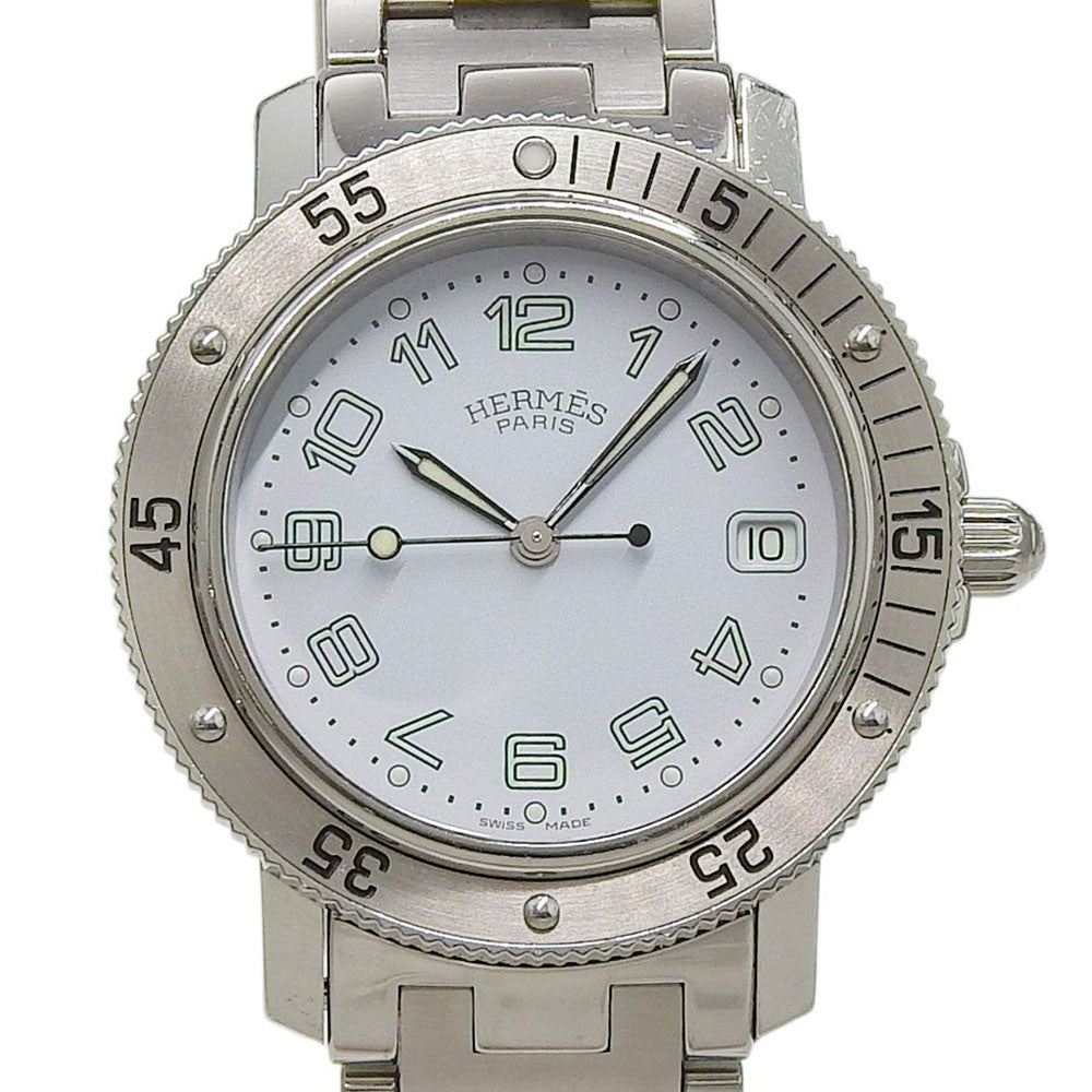 Hermes Clipper Diver Quartz Stainless Steel 28